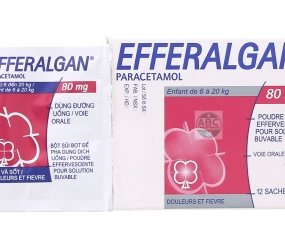 EFFERALGAN 80MG SACHETS